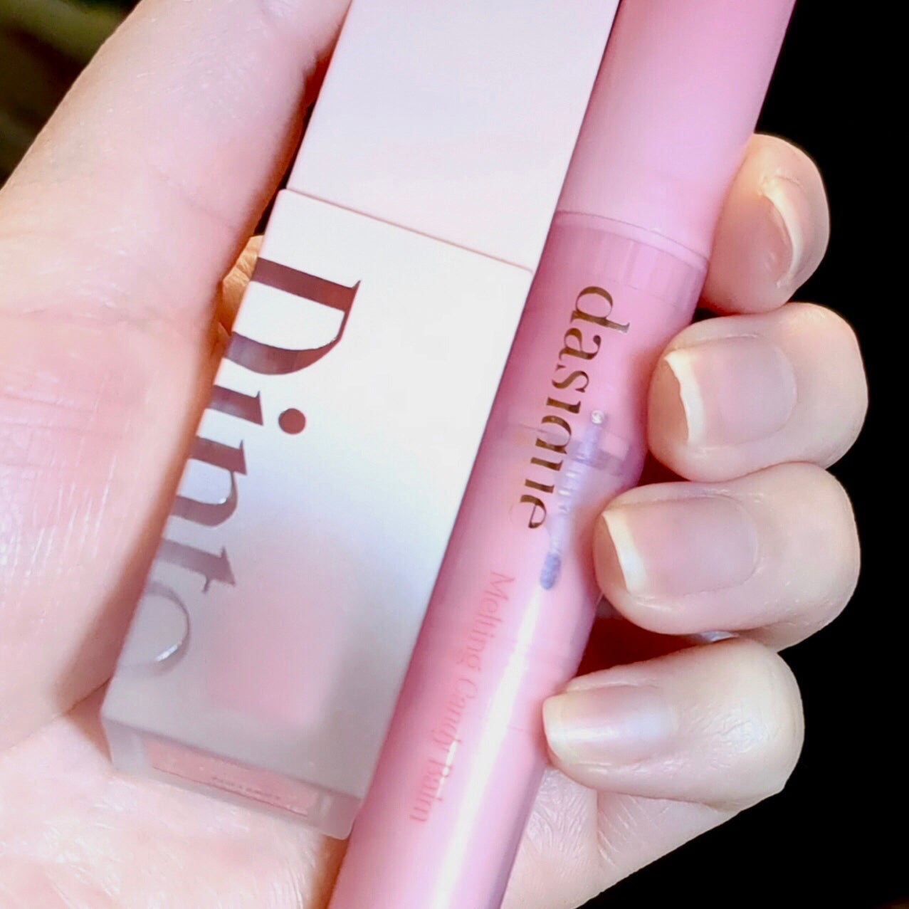 メルティングキャンディーバーム/dasique/口紅を使ったクチコミ(4枚目)