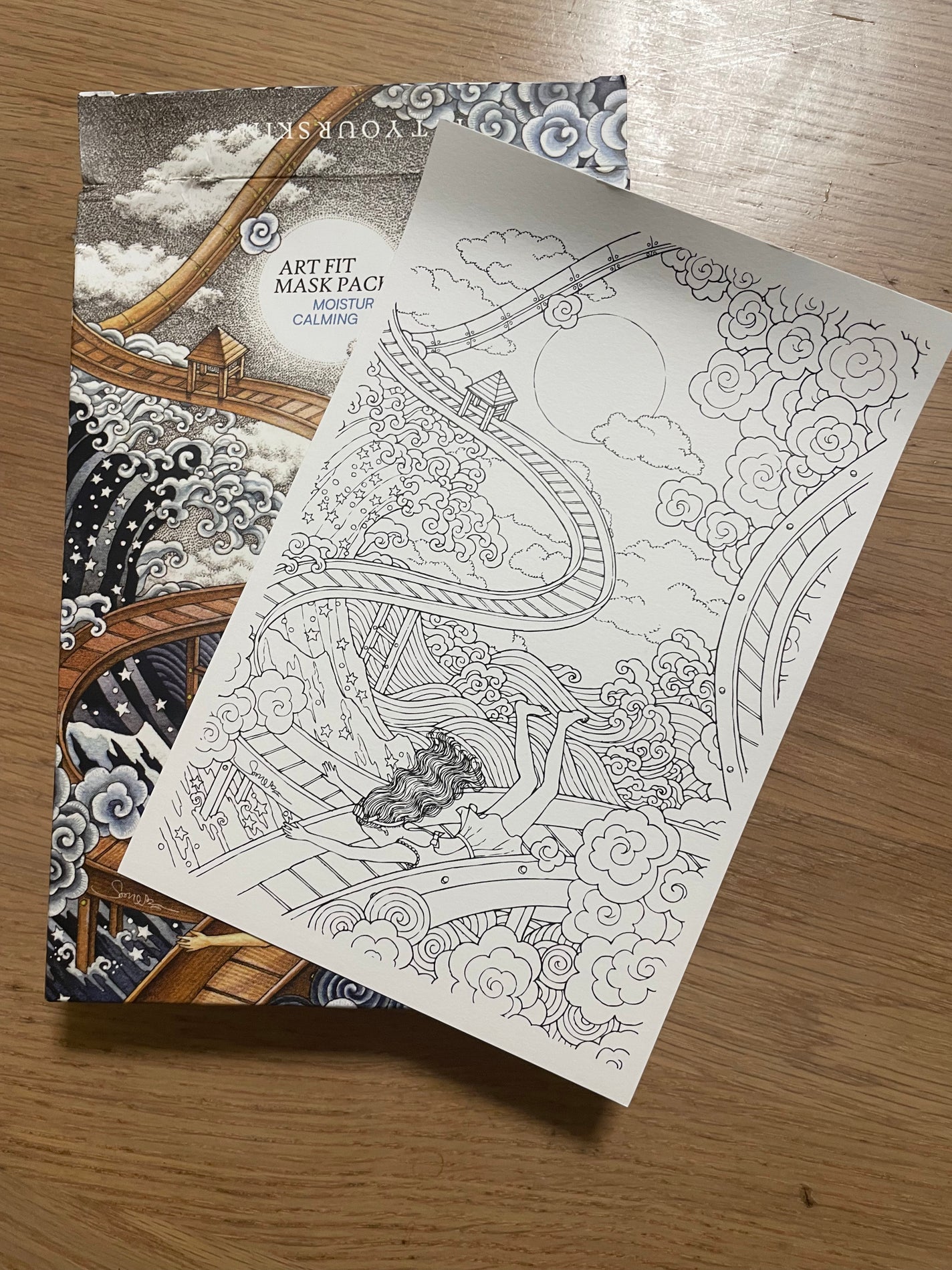 マスクパック Moisture Calming /FIT YOUR SKIN/シートマスク・パックを使ったクチコミ(2枚目)