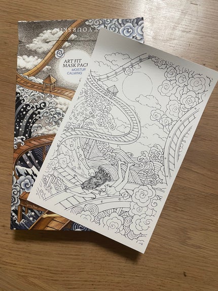 マスクパック Moisture Calming /FIT YOUR SKIN/シートマスク・パックを使ったクチコミ(2枚目)