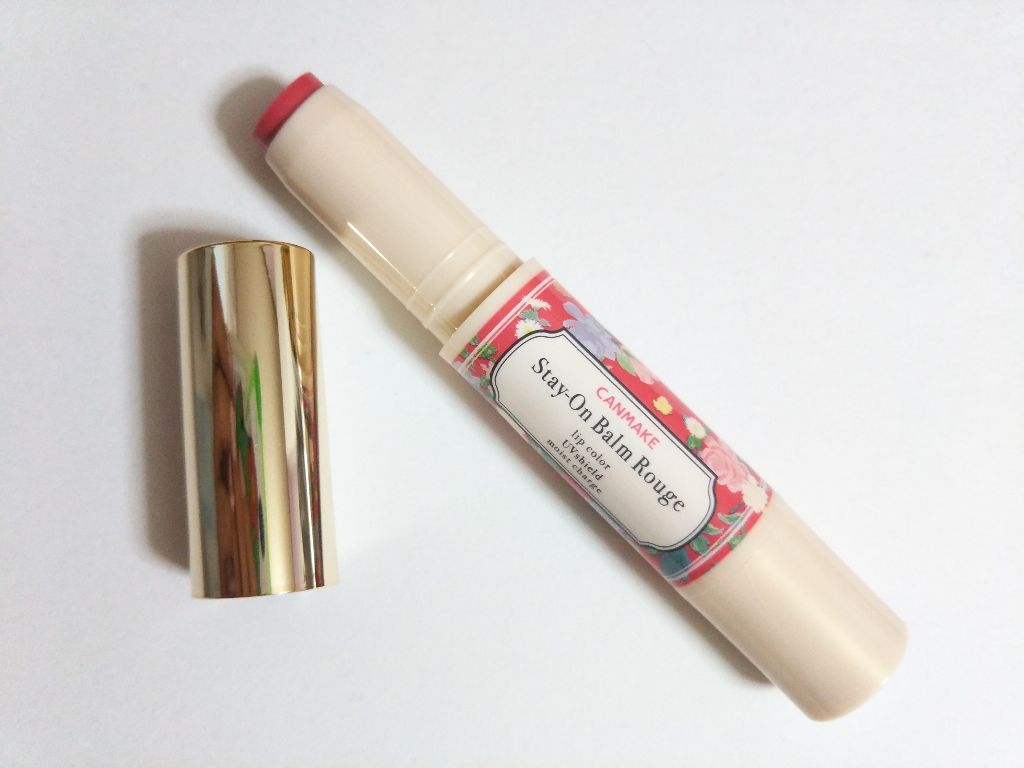 キャンメイクのステイオンバームルージュ08
のレビューです⭐



セルレで399円で購入しました♪


見た目は女の子〜って感じのパキッとした青みピンクですが
(すっごく可愛いピンクでずっと見ていられます(笑))
腕に塗ってみると意外にシ