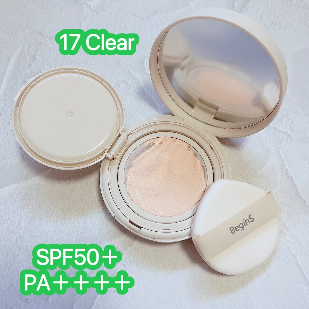 Pore Caring Mesh Cushion/BeginS by JUNGSAEMMOOL/クッションファンデーションを使ったクチコミ（2枚目）