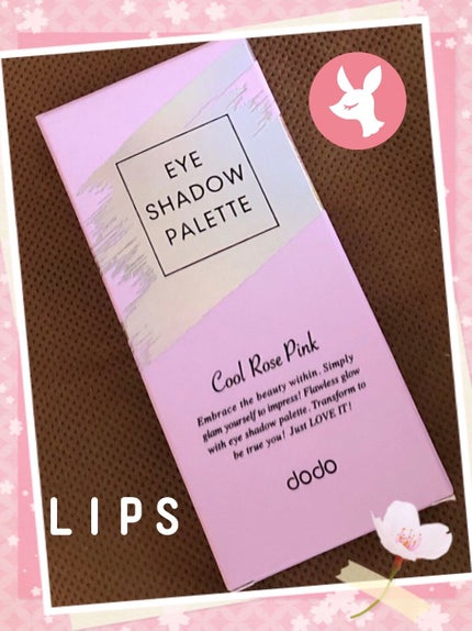 アイシャドウパレット/ドド/アイシャドウパレットを使ったクチコミ(1枚目)