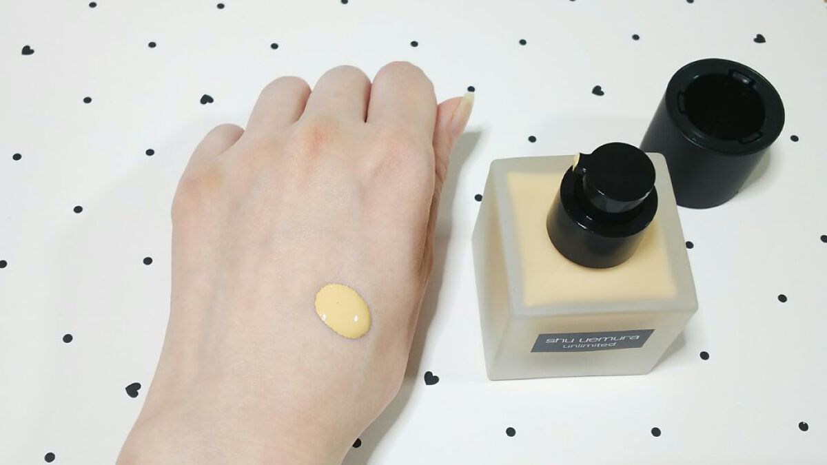 （旧）アンリミテッド ラスティング フルイド/shu uemura/リキッドファンデーションを使ったクチコミ（2枚目）