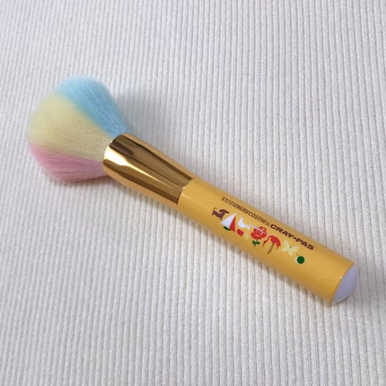 クレパス柄 パウダーブラシ/ステーショナリーコスメ/メイクブラシを使ったクチコミ(2枚目)