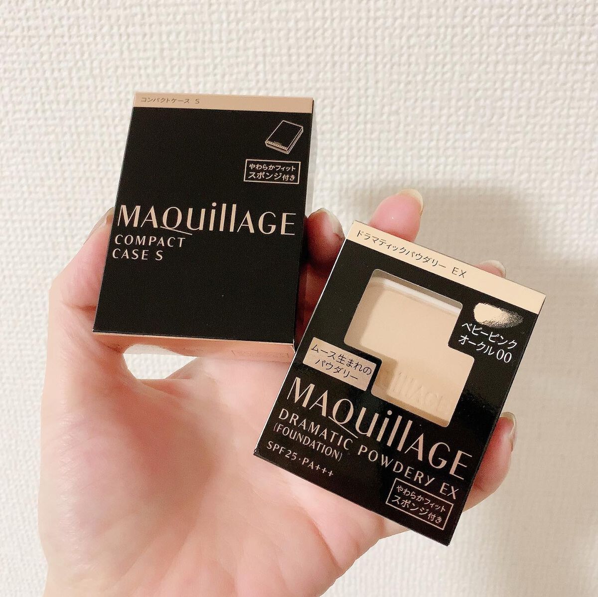 ドラマティックパウダリー EX ベビーピンクオークル00/マキアージュ/パウダーファンデーションを使ったクチコミ（2枚目）