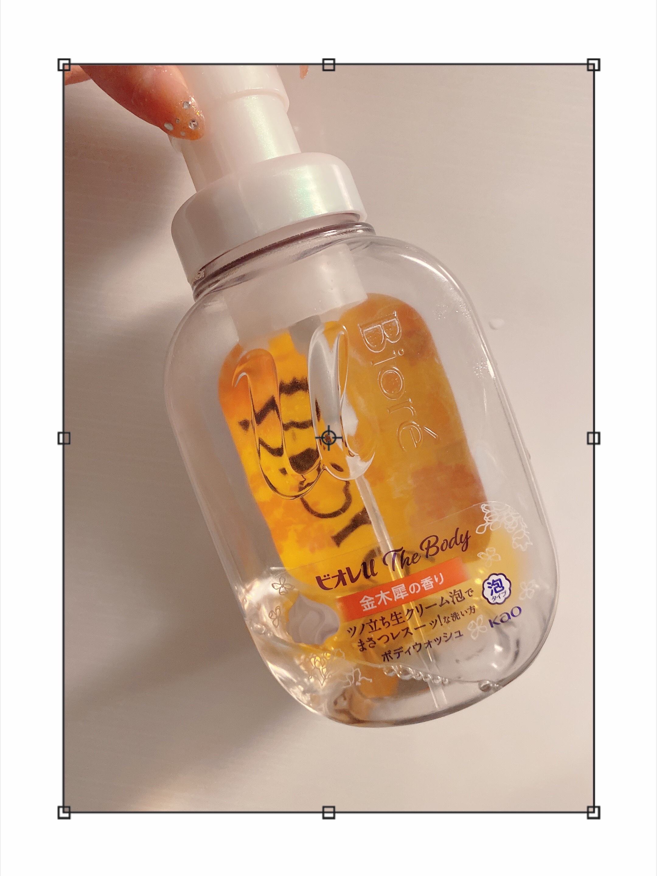 ビオレｕザ ボディ 泡タイプ ボディウォッシュ 金木犀の香り/ビオレu/ボディソープを使ったクチコミ（1枚目）