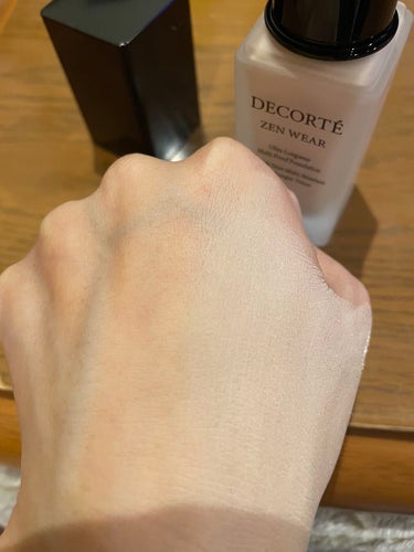 ゼン ウェア フルイド/DECORTÉ/リキッドファンデーションを使ったクチコミ（3枚目）