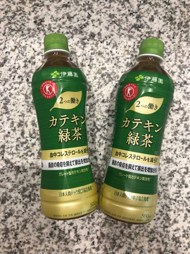 伊藤園 2つの働き カテキン緑茶のクチコミ「伊藤園2つの働き カテキン緑茶を飲み続けています♡

特保なんですが、1日2本飲まないといけな.....」（1枚目）