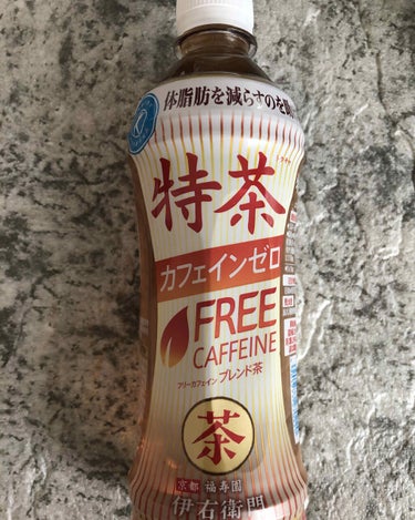 サントリー 特茶 カフェインゼロのクチコミ「サントリー
特茶 カフェインゼロを飲みました✨

特定保健用食品です。

内容量　500ml
.....」（1枚目）