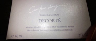 DECORTÉ コンフォート　デイミスト　バランシング　モイスチュアのクチコミ「【使った商品】
DECORTÉ
コンフォート　デイミスト　バランシング　モイスチュア

【商品.....」（1枚目）