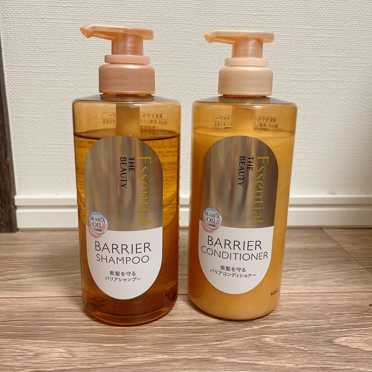 ザビューティ 髪のキメ美容素髪を守る バリアシャンプー/コンディショナー/エッセンシャル/シャンプー・コンディショナーを使ったクチコミ(1枚目)