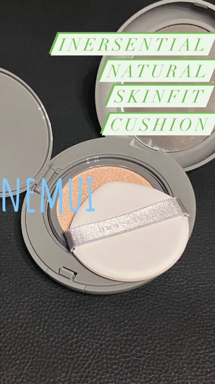 inersential ナチュラルスキンフィットクッションのクチコミ「暑さにも強いし崩れない！

そして、伸びが良いー！！！

inersentialナチュラルスキ.....」（1枚目）