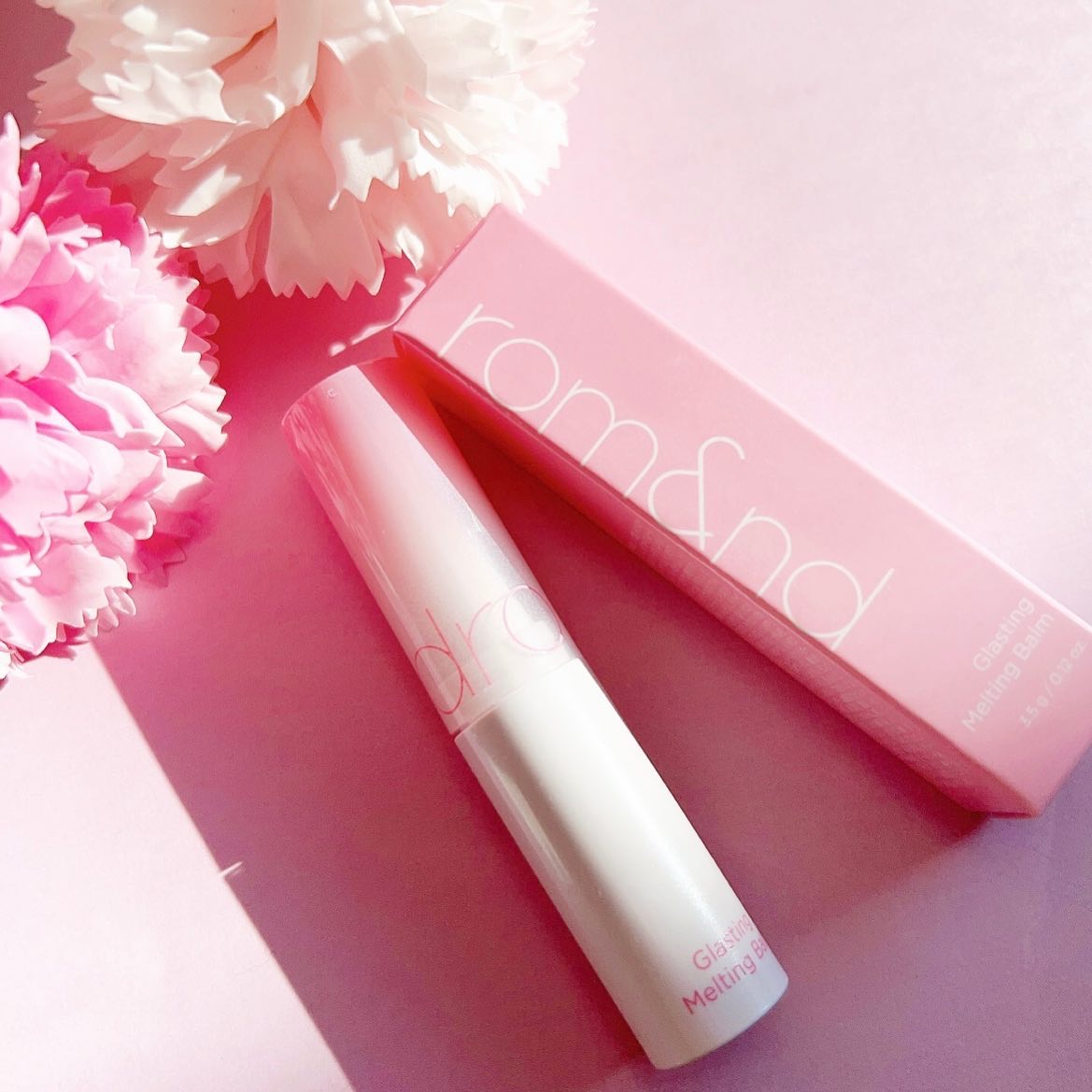 グラスティングメルティングバーム 09 ピオニーズ(Peonies)/rom&nd/リップバームを使ったクチコミ（3枚目）