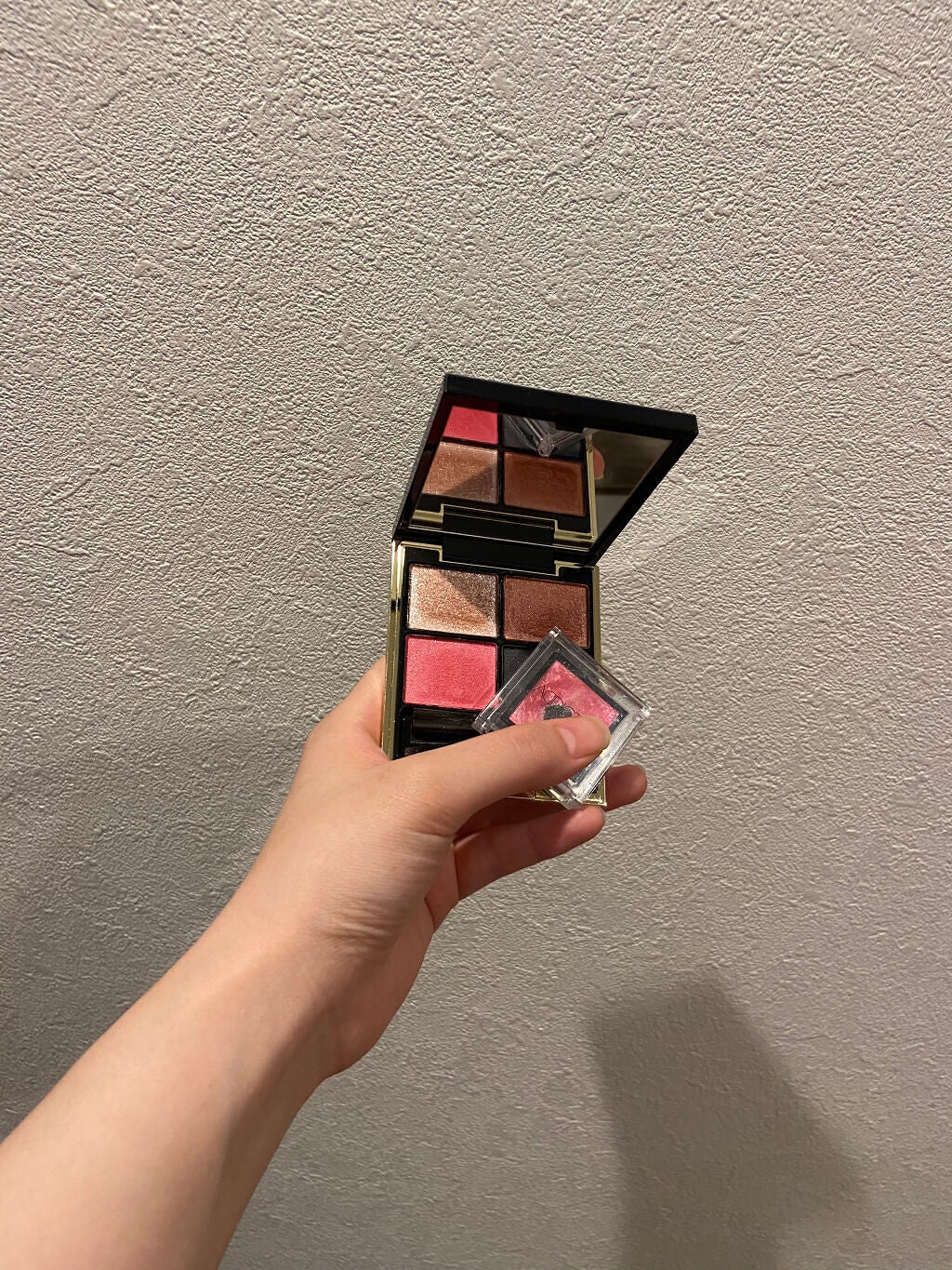 ペンシルアイグリッター/ettusais/スティックアイシャドウを使ったクチコミ(5枚目)