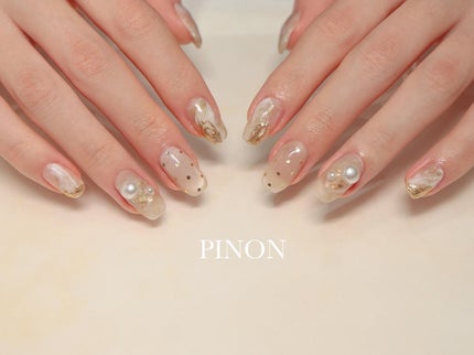 shino on LIPS 「Designcourseベージュとゴールドの組み合わせって上品..」(1枚目)