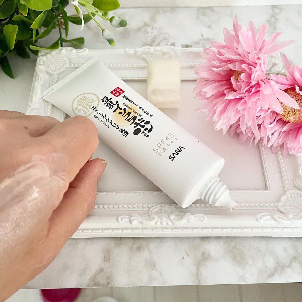 リンクルUV乳液/なめらか本舗/日焼け止めミルクを使ったクチコミ（3枚目）