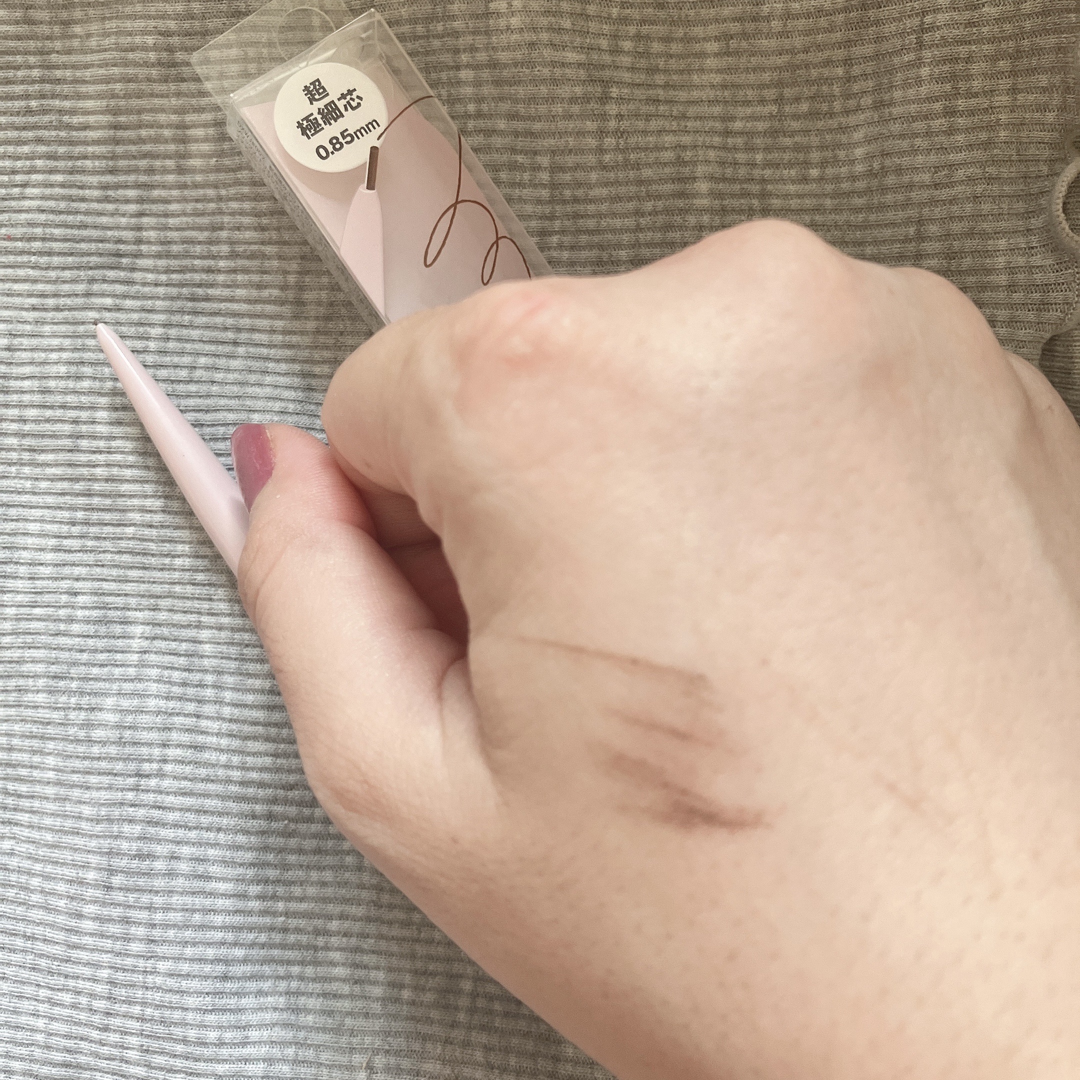 ウォータープルーフ アイブロウ(超極細芯)/FASIO/アイブロウペンシルを使ったクチコミ（3枚目）