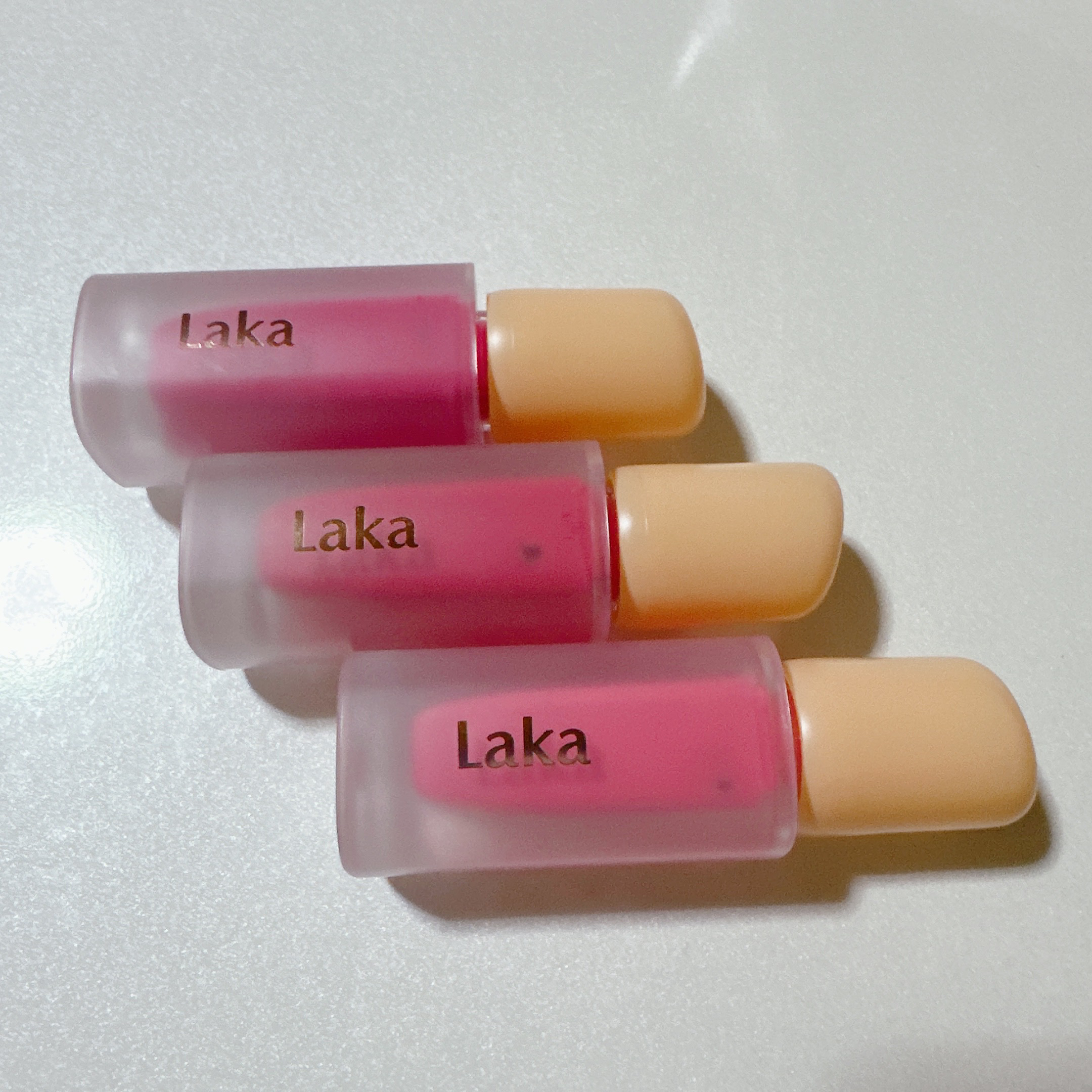 フルーティーグラムティント/Laka/リップティントを使ったクチコミ（2枚目）