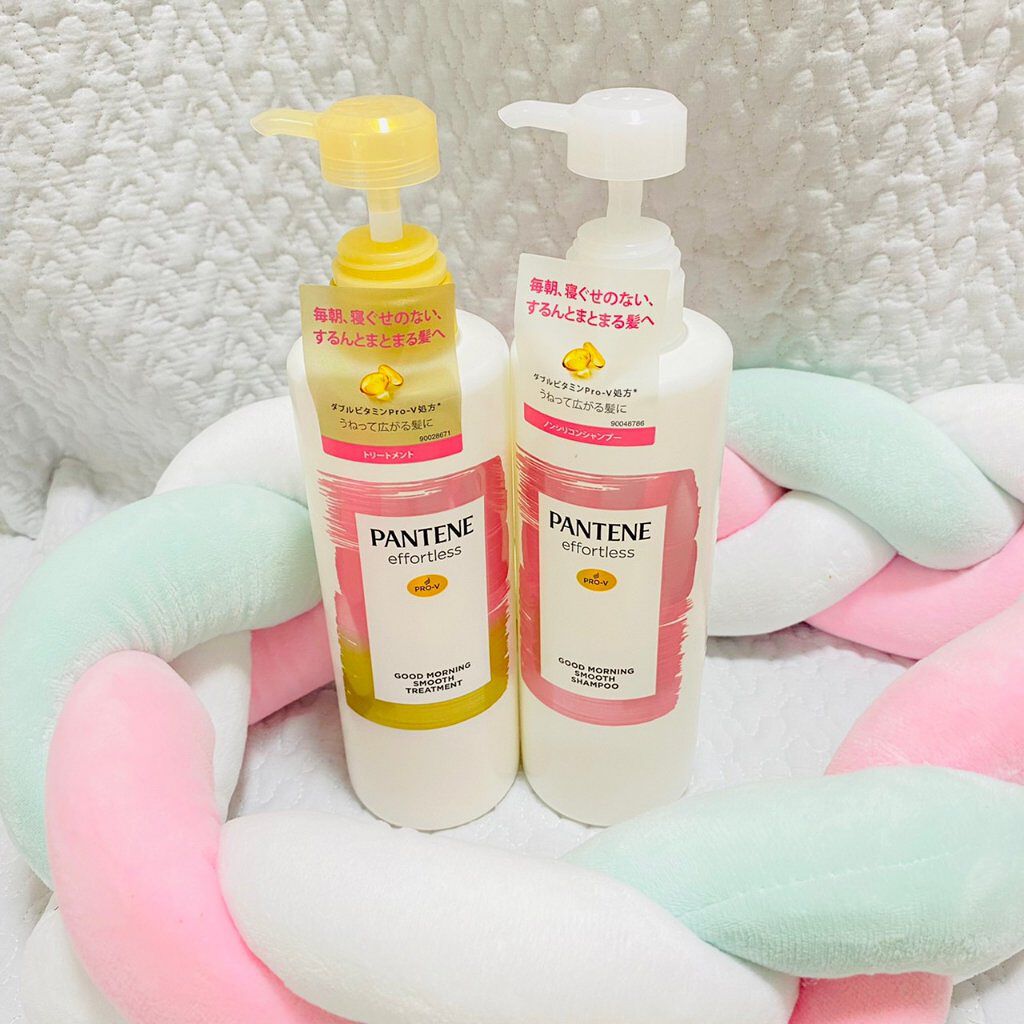 パンテーン エフォートレス グッドモーニング スムース シャンプー/トリートメント/パンテーン/市販シャンプーを使ったクチコミ(1枚目)