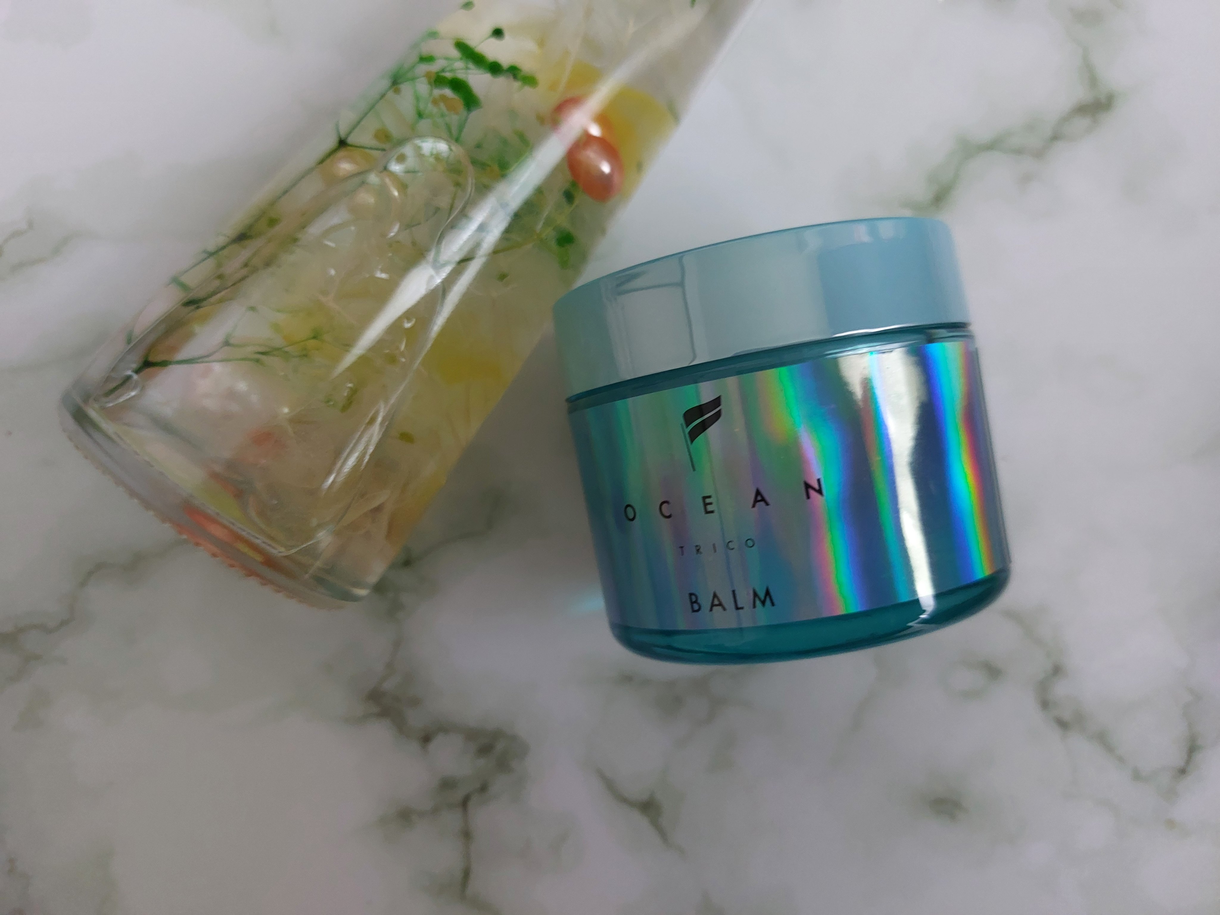 オーシャントリコ ヘアスタイリング バーム ライトブルー/OCEAN TRICO/ヘアバームを使ったクチコミ（1枚目）