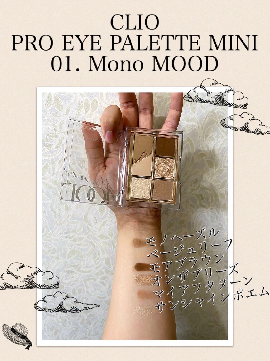 プロ アイパレット ミニ/CLIO/アイシャドウパレットを使ったクチコミ(2枚目)