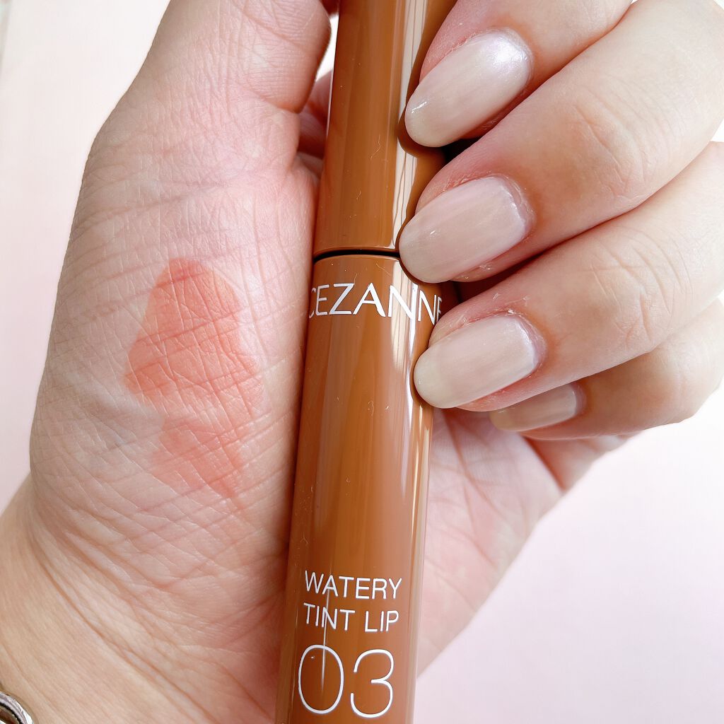 ウォータリーティントリップ/CEZANNE/リップティントを使ったクチコミ(3枚目)