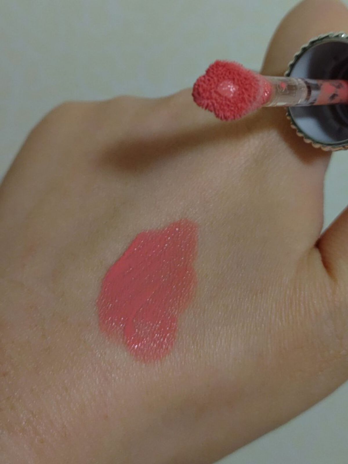 ジルスチュアート ブルームドロップ リップ＆チーク シフォン/JILL STUART/リキッドチークを使ったクチコミ（3枚目）