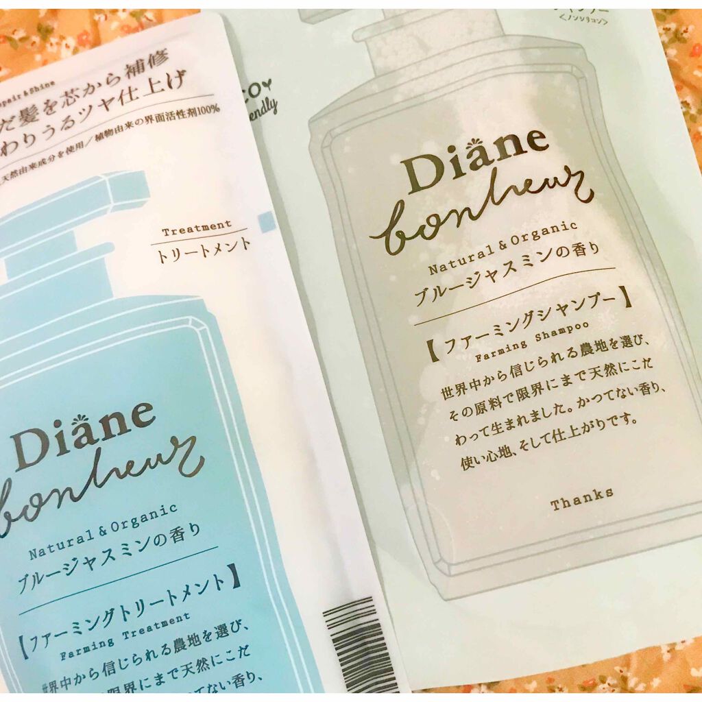 ブルージャスミンの香り/シャンプー＆トリートメント シャンプー詰め替え 400ml/ダイアン/市販シャンプーを使ったクチコミ（1枚目）