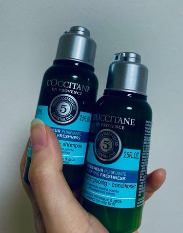 ファイブハーブス ピュアフレッシュネス シャンプー／コンディショナー/L'OCCITANE/シャンプー・コンディショナーを使ったクチコミ（1枚目）