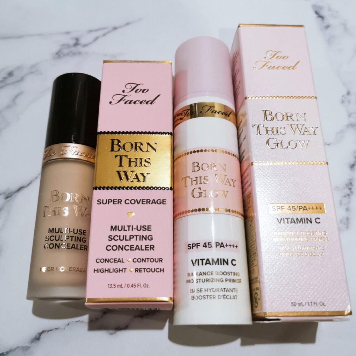 ボーン ディス ウェイ グロウ モイスチュアライジング メイクアップ プライマー/Too Faced/化粧下地を使ったクチコミ(1枚目)