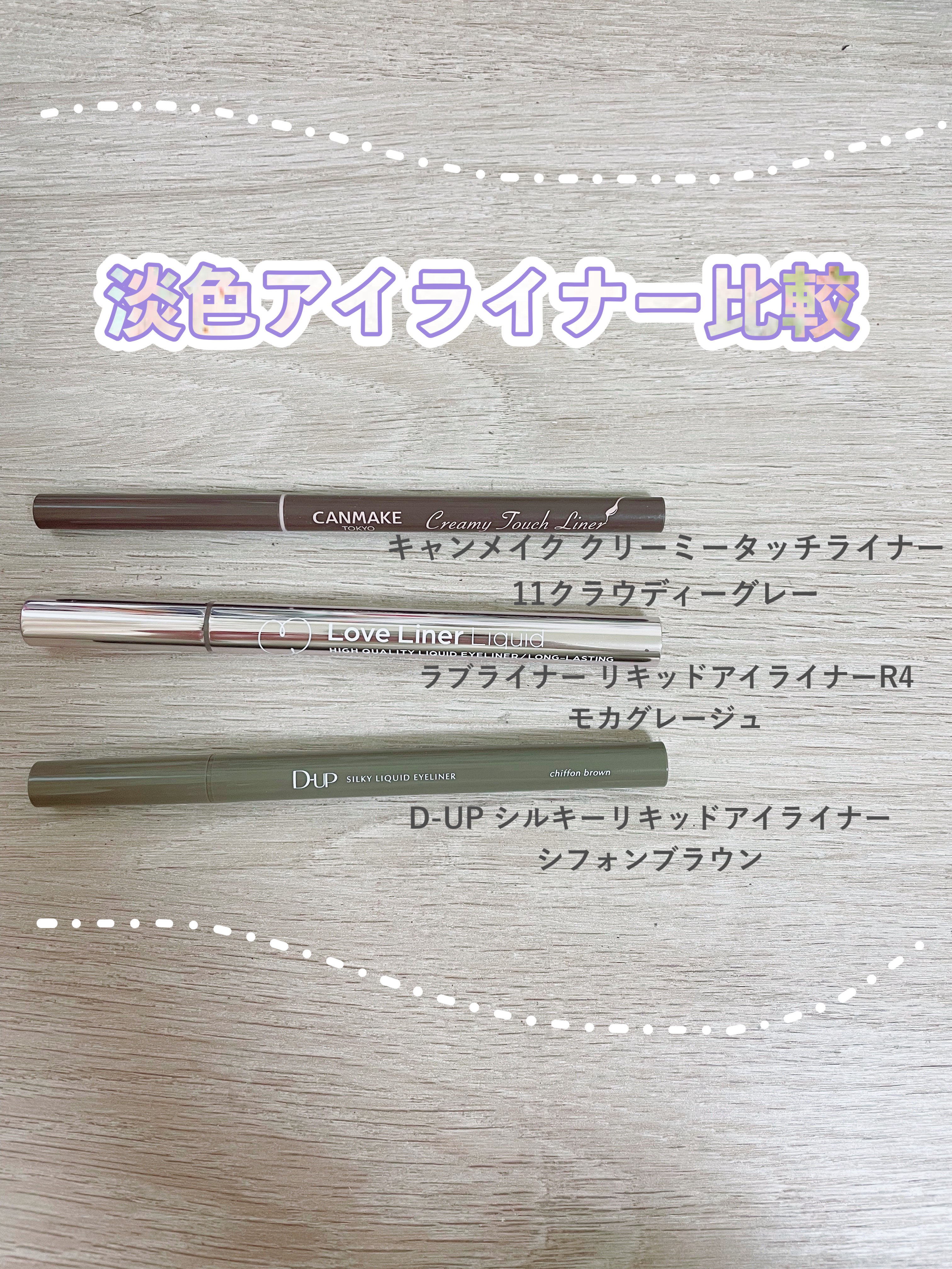 クリーミータッチライナー/キャンメイク/ジェルアイライナーを使ったクチコミ（1枚目）