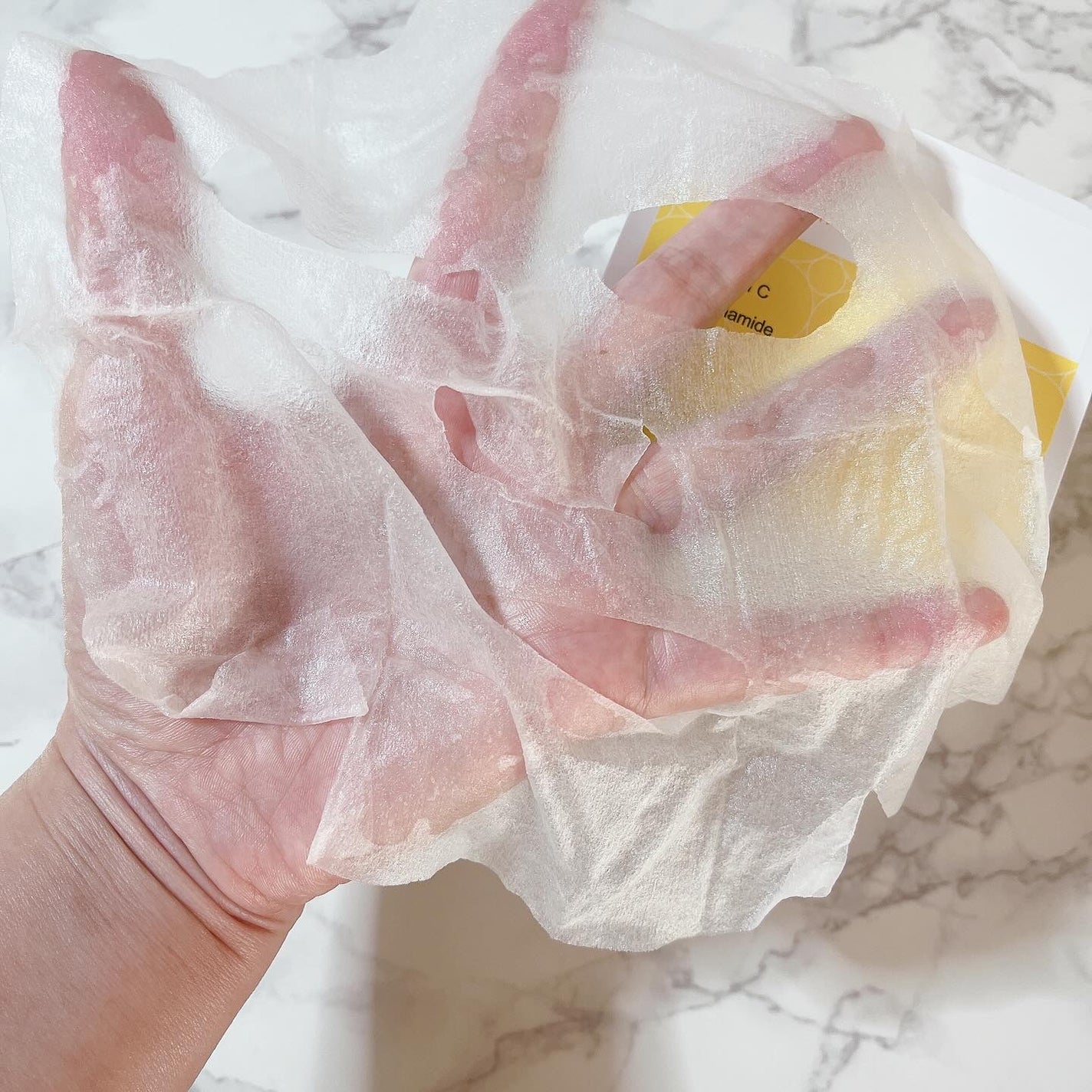 キューブマスク レチノール/ネイチャーリパブリック/シートマスク・パックを使ったクチコミ(3枚目)