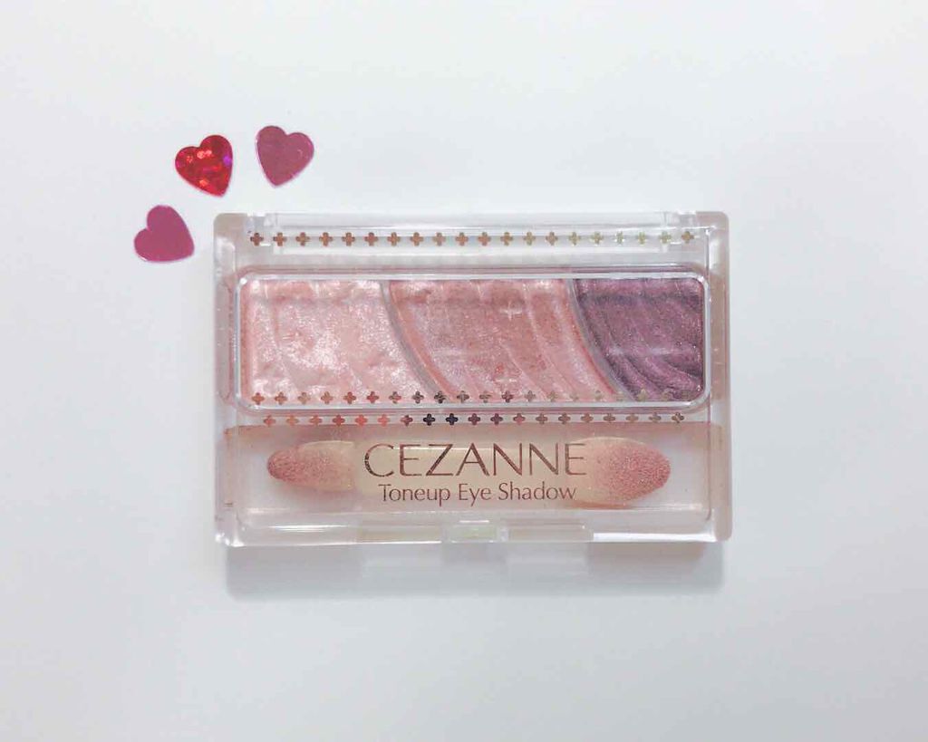 トーンアップアイシャドウ/CEZANNE/アイシャドウパレットを使ったクチコミ(1枚目)