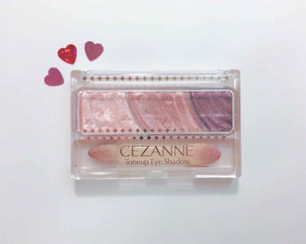 トーンアップアイシャドウ/CEZANNE/アイシャドウパレットを使ったクチコミ(1枚目)