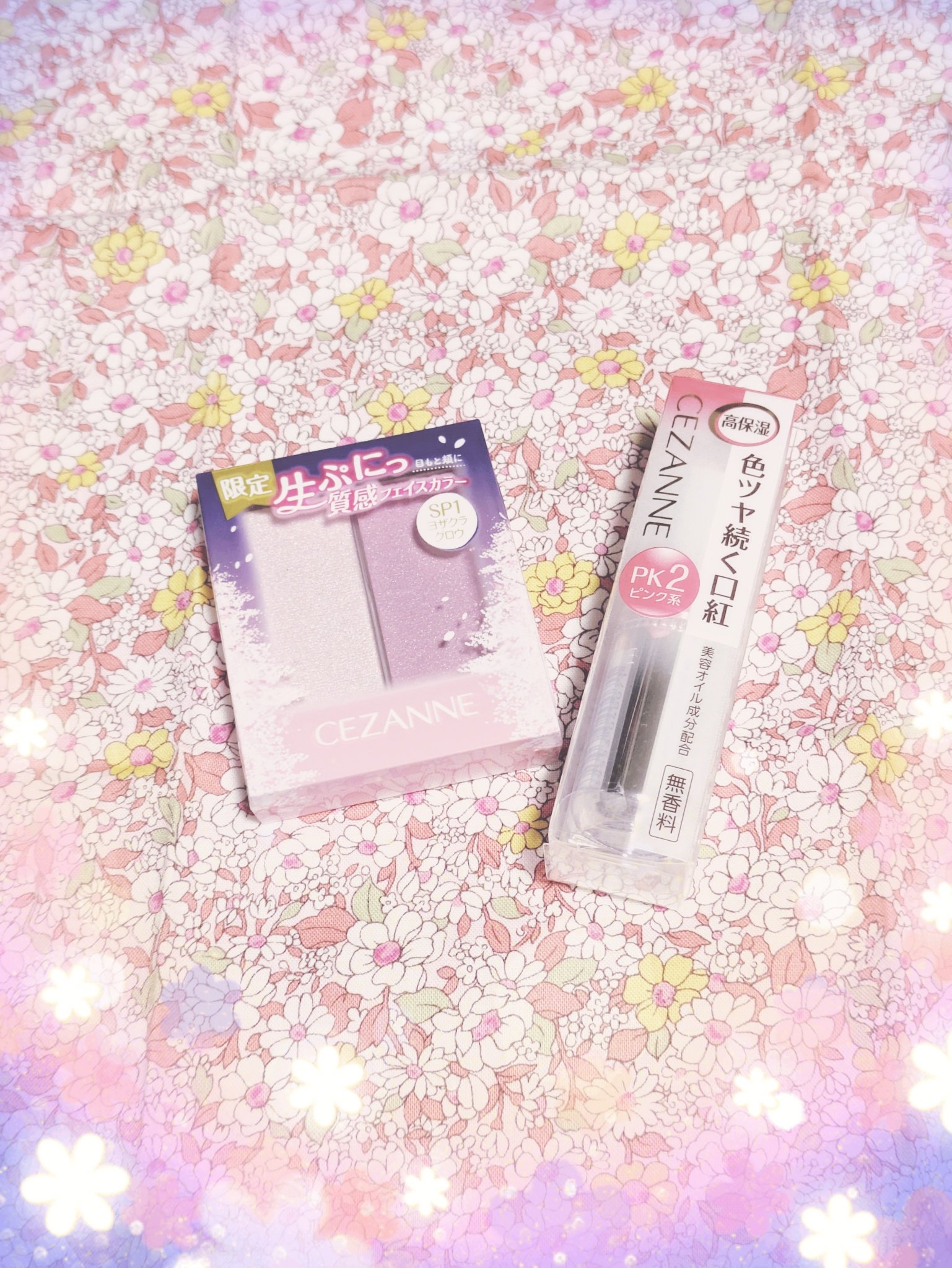 ラスティンググロスリップ/CEZANNE/口紅を使ったクチコミ（1枚目）