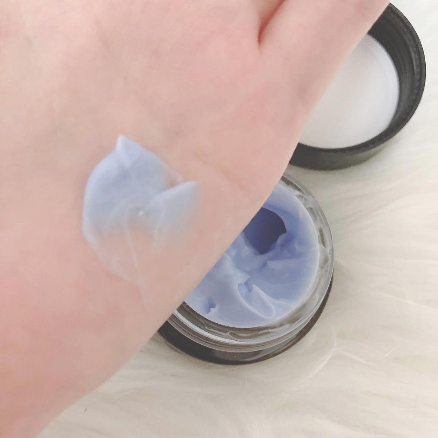 ミッドナイトブルーカーミングクリーム/Klairs/フェイスクリームを使ったクチコミ(5枚目)