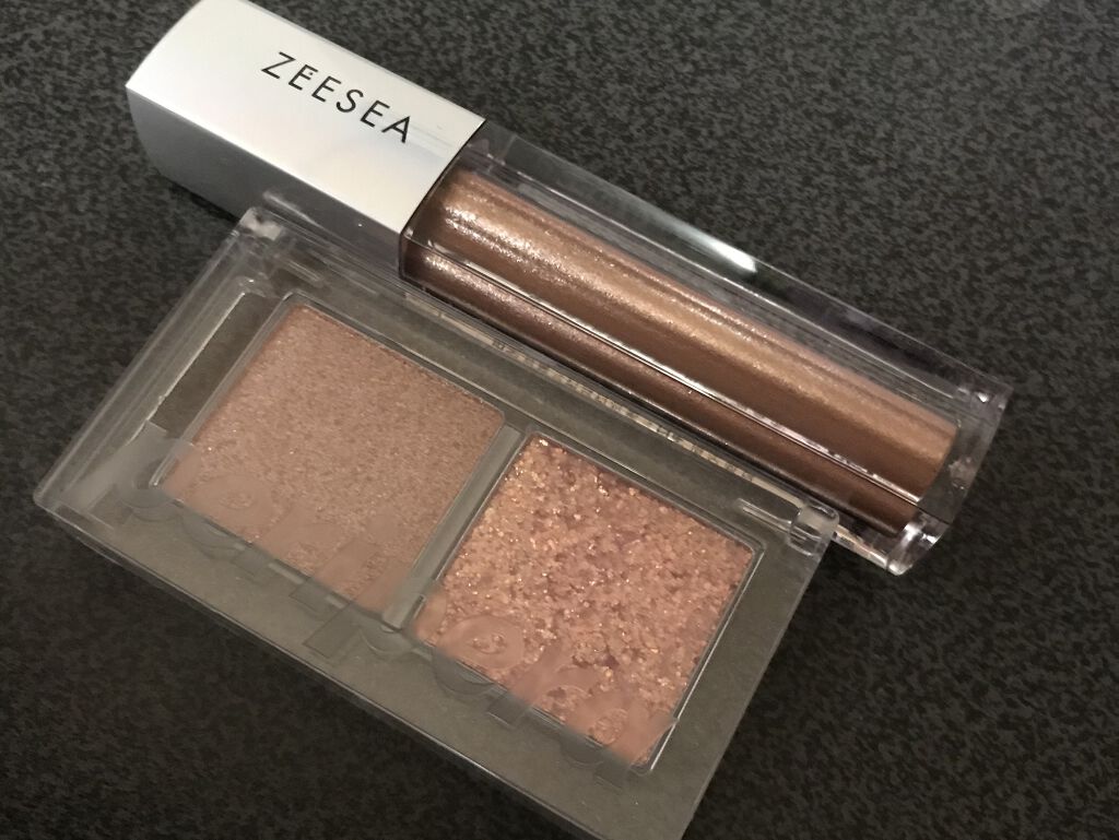  デュオ ポケット グリッター シャドウ/PERIPERA/アイシャドウパレットを使ったクチコミ（1枚目）