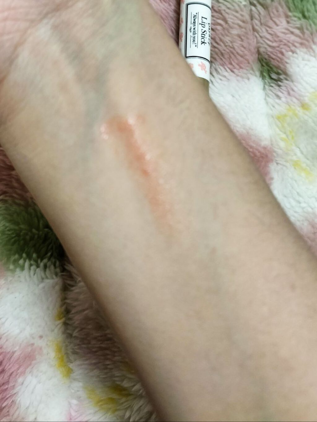 キャンメイク デイ＆UVリップスティックのクチコミ「#キャンメイク #デイ＆UVリップスティック 02 #ピンク
  #初買いコスメ 　 #うるつ.....」（3枚目）