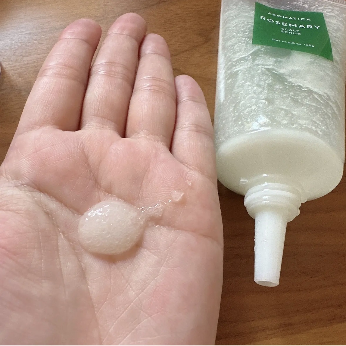 ローズマリー スカルプ スクラブ/AROMATICA/ヘッドスクラブを使ったクチコミ（3枚目）