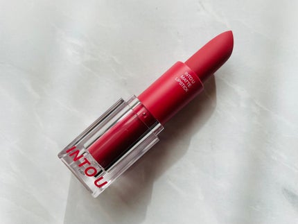 フェザーマットリップスティック/INTO U/口紅を使ったクチコミ(2枚目)