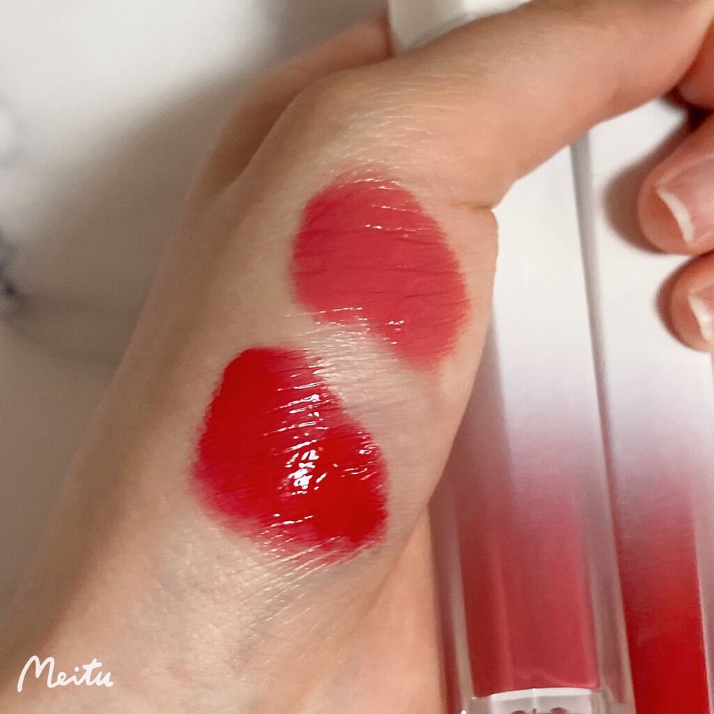 イリュージョンコーティングティント 303 ROMANCE PEONY/Flynn/リップティントを使ったクチコミ（3枚目）