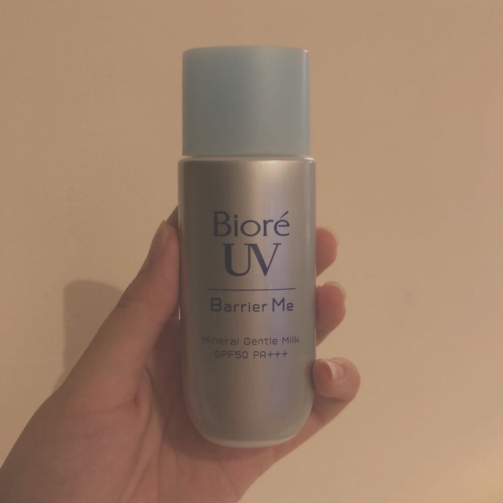 ビオレUV バリア・ミー ミネラルジェントルミルク/ビオレ/日焼け止めミルクを使ったクチコミ(1枚目)