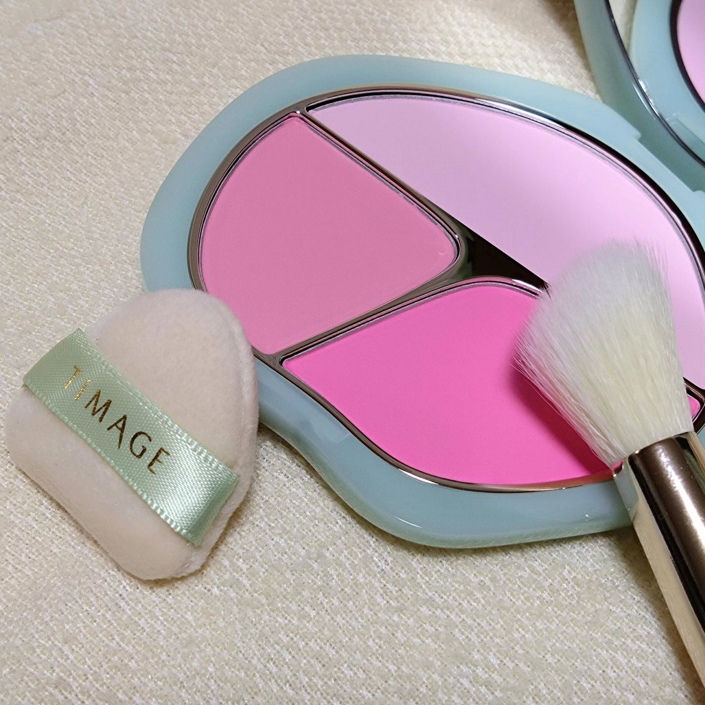 TIMAGE 3色チークパレット/TIMAGE/パウダーチークを使ったクチコミ(5枚目)