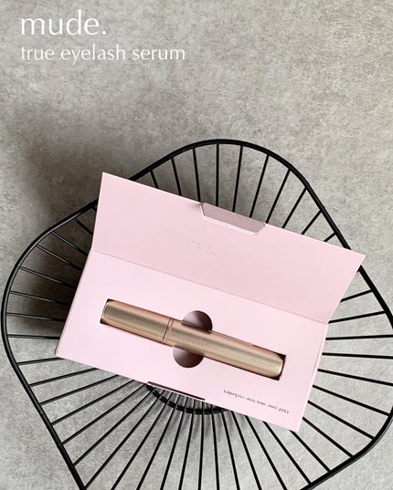 トゥルーアイラッシュセラム/mude/まつげ美容液を使ったクチコミ(1枚目)