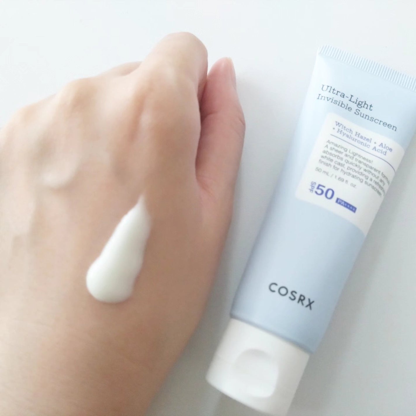 ウルトラライト透明UVクリーム/COSRX/日焼け止めクリームを使ったクチコミ(3枚目)