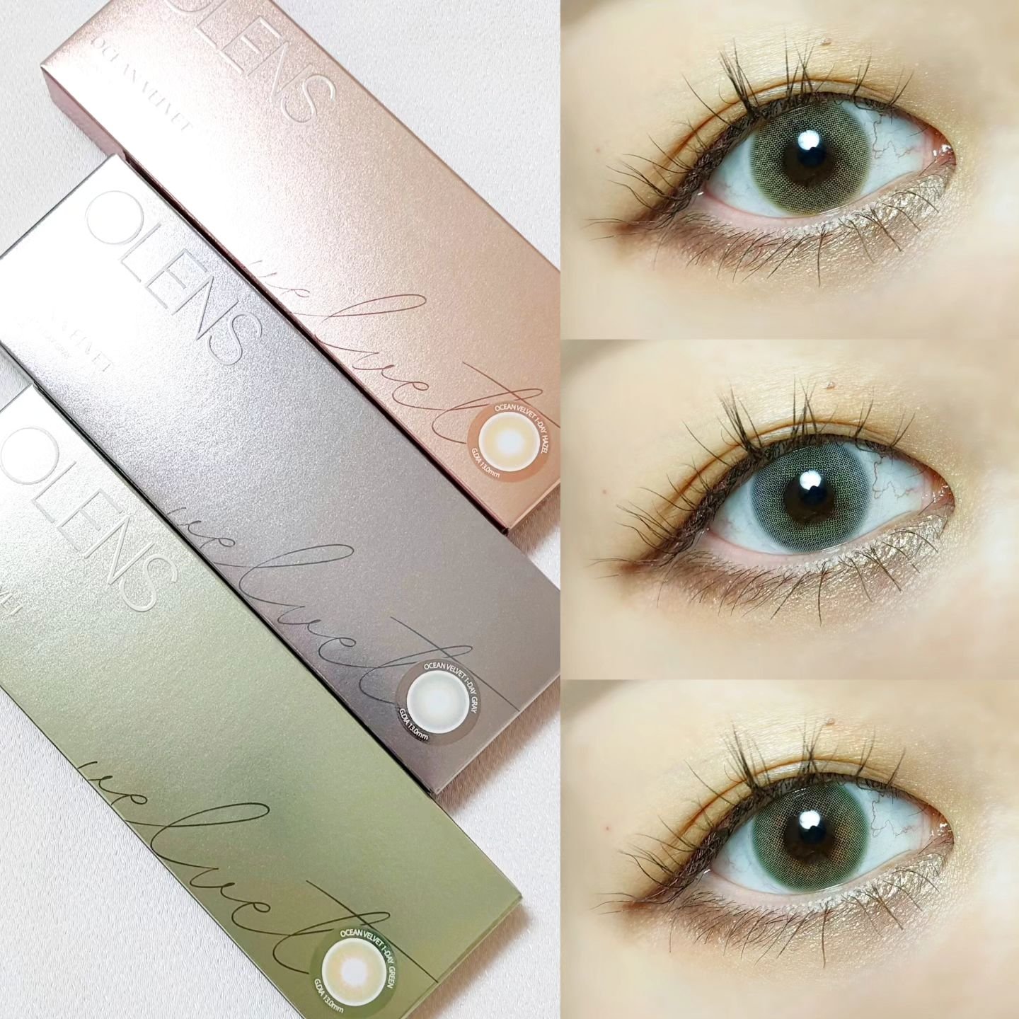 オーシャンベルベット 1day/OLENS/カラーコンタクトレンズを使ったクチコミ（1枚目）