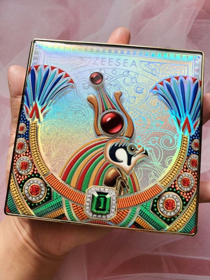 デザートメモリシリーズ 16色アイシャドウパレット/ZEESEA/アイシャドウパレットを使ったクチコミ(5枚目)