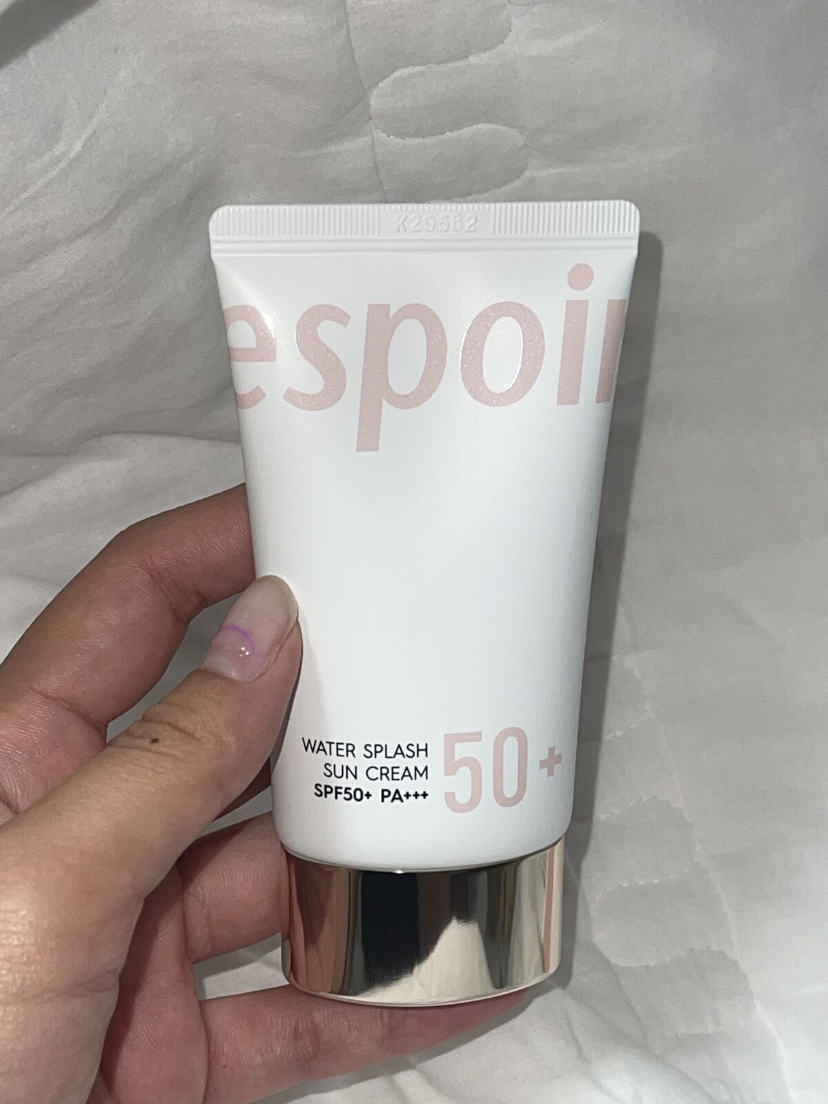 ウォータースプラッシュサンクリーム/espoir/日焼け止め・UVケアを使ったクチコミ（2枚目）