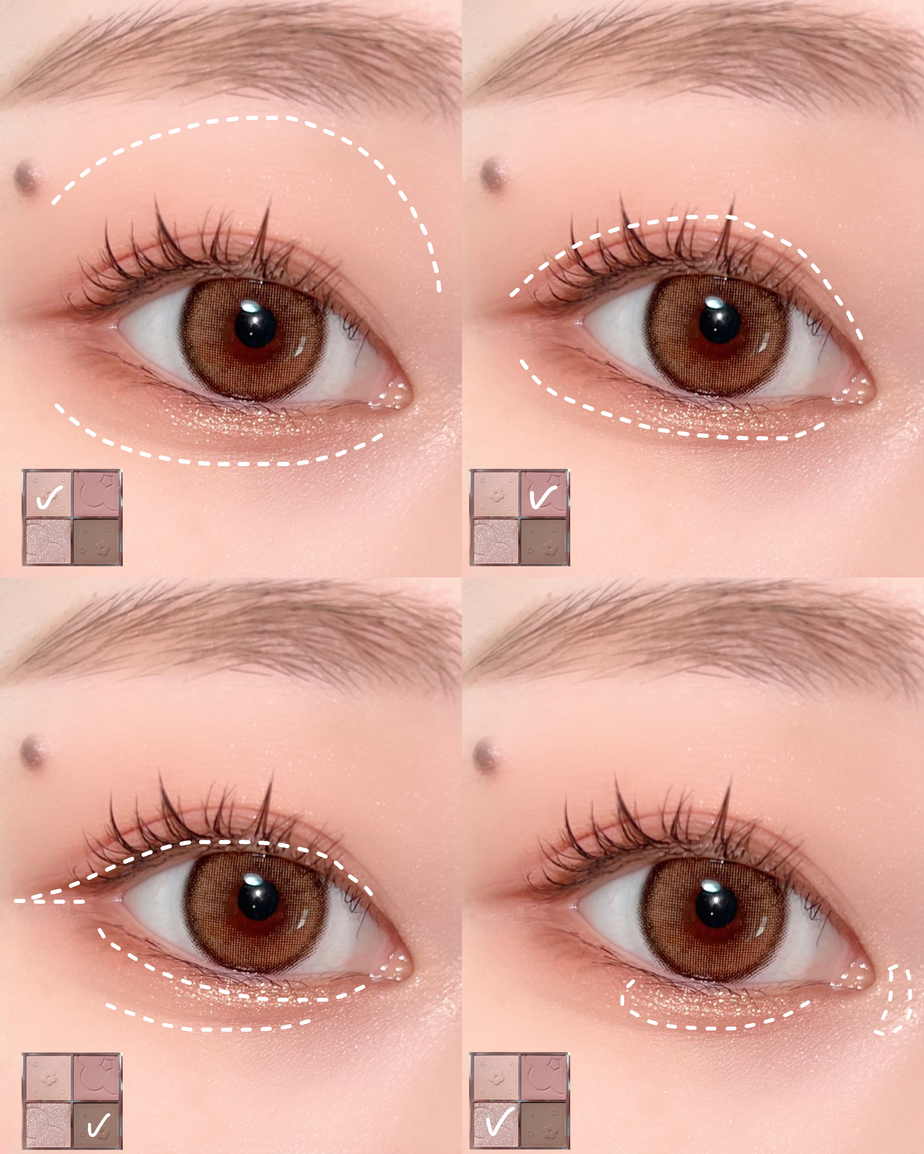 アイシャドウ　まとめ売り　バラ売り可能 クォーツ 9色アイシャドウパレット(ドリームランドアイシャドウ