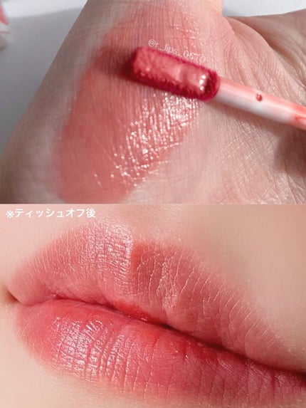 ウォータリーティントリップ/CEZANNE/リップティントを使ったクチコミ(2枚目)